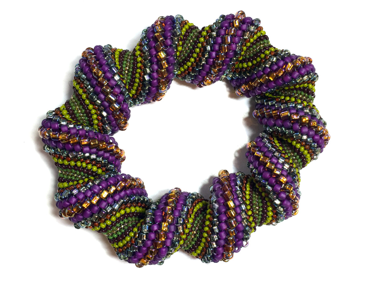 Multicolor Cellini Spiral Bracelet
